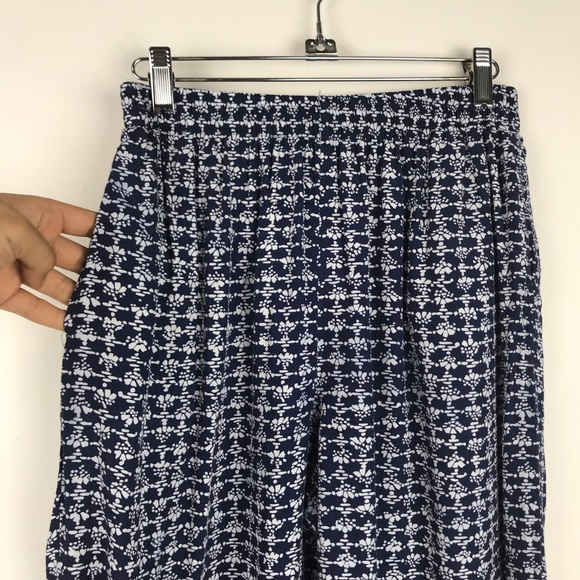 Erika Petite Boho Wide Leg Pocket Rayon Pants S - Picture 3 of 5